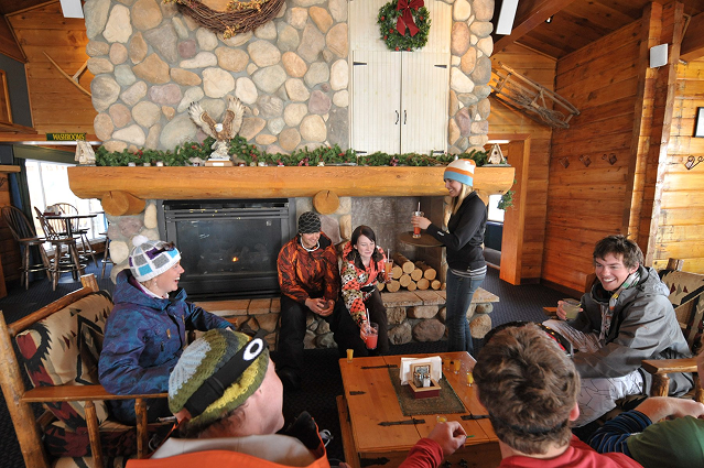 Gemenskapen efter en dag i skogen